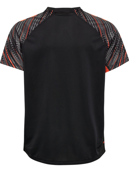 hmlBLAZE PRO TRAINING JERSEY KIDS, BLACK/ORANGE hmlBLAZE PRO TRAINING JERSEY KIDS, BLACK/ORANGE, packshot