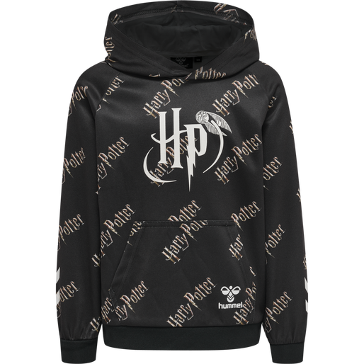 hmlHARRY POTTER HOODIE, BLACK, packshot