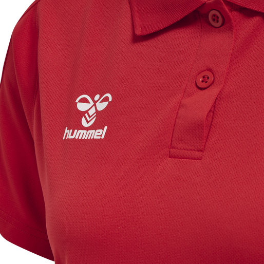 hmlCORE XK FUNCTIONAL POLO WOMAN, TRUE RED, packshot