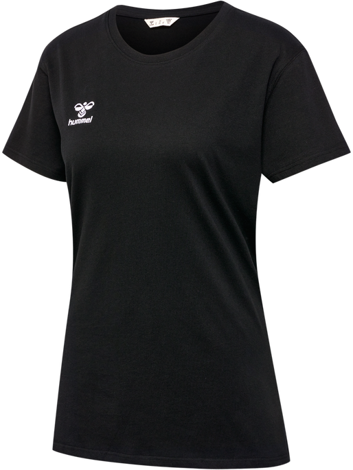 hmlGO 2.0 T-SHIRT S/S WOMAN, BLACK, packshot