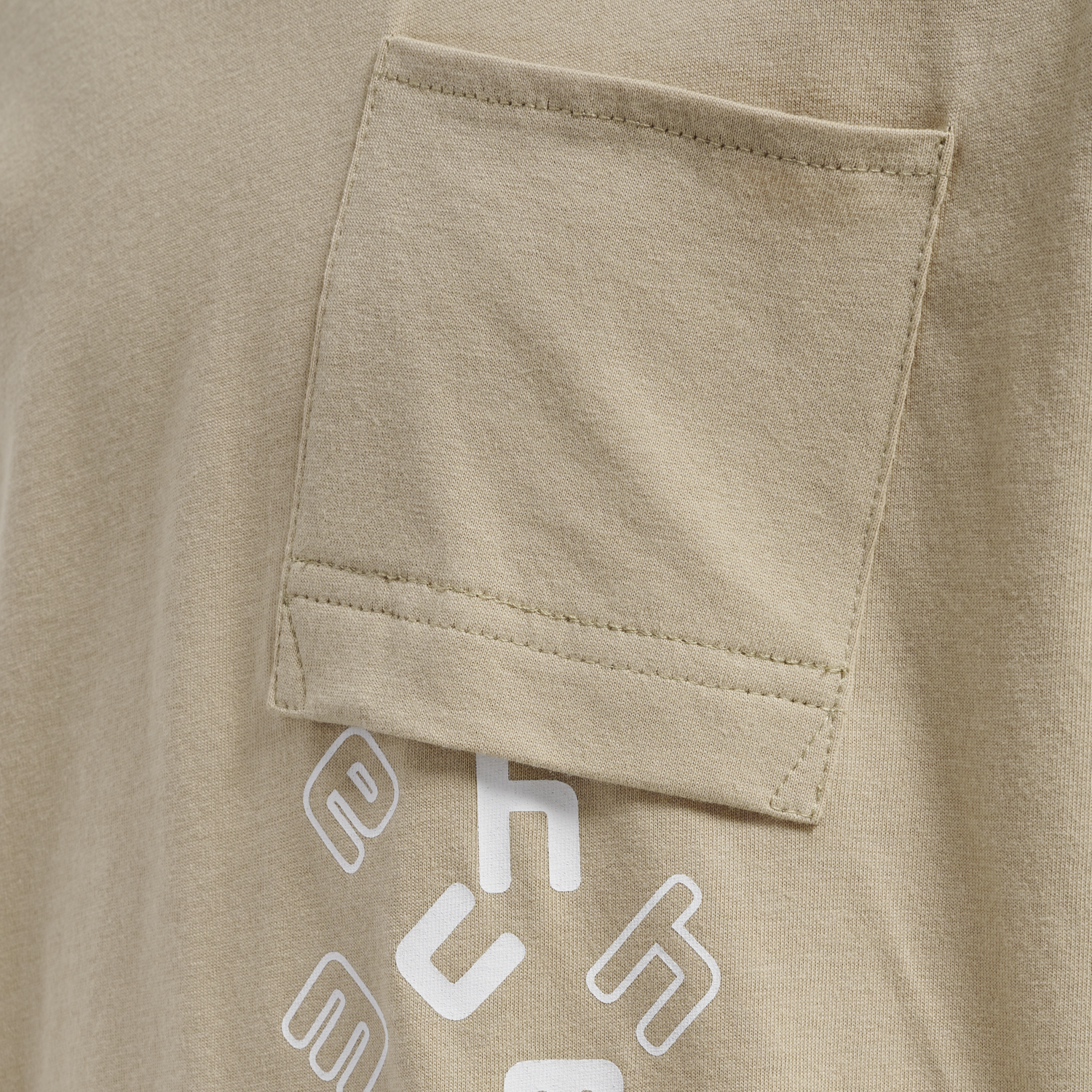 hmlMARCEL T-SHIRT S/S, HUMUS, packshot