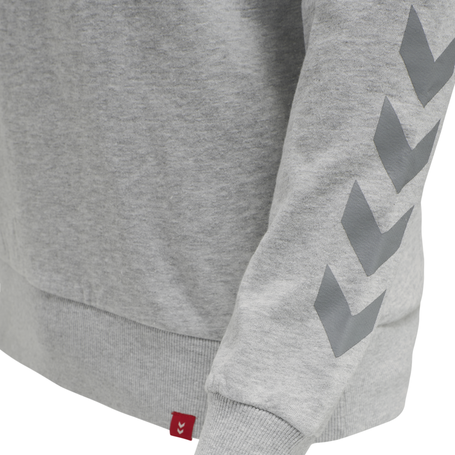 hmlLEGACY HOODIE, GREY MELANGE, packshot