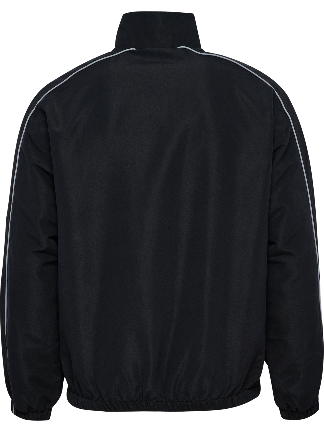 hmlLOOSE TRACK JACKET TOPSCORER, BLACK/EBONY, packshot