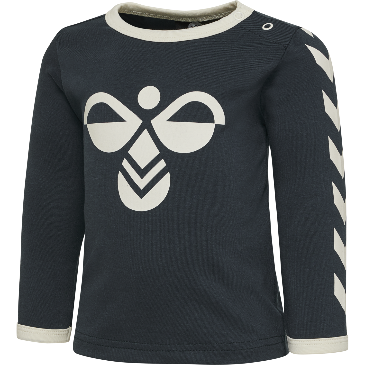 hmlFLIPPER T-SHIRT L/S, BLUE NIGHTS, packshot