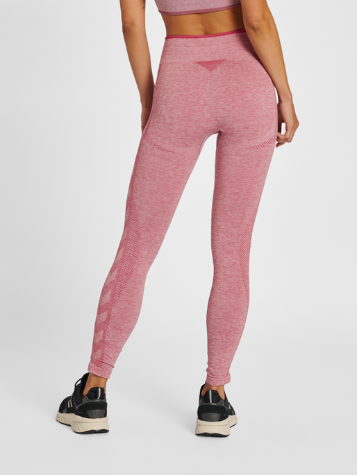 hummel MT UNA SEAMLESS MID TIGHTS - DUSKY ORCHID MELANGE | hummel.dk