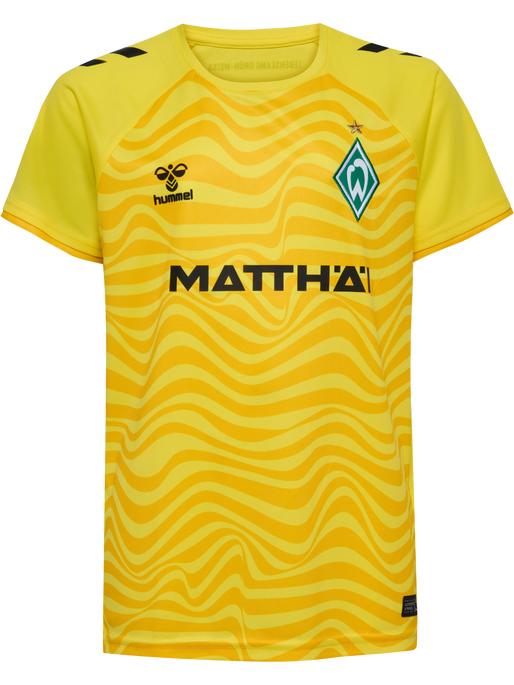 WER 24/25 GK JERSEY S/S KIDS, BLAZING YELLOW, packshot