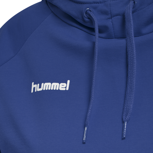HUMMEL GO COTTON HOODIE WOMAN, TRUE BLUE, packshot