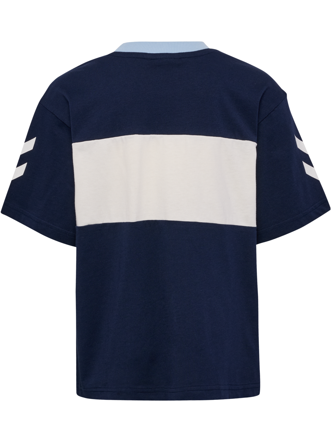 hmlROBIN LOOSE T-SHIRT S/S, DRESS BLUES, packshot
