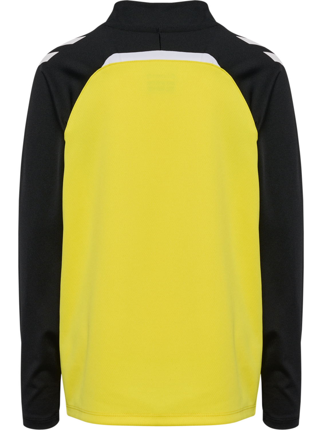 hmlLEAD 2.0 HALF ZIP KIDS, BLAZING YELLOW/BLACK, packshot