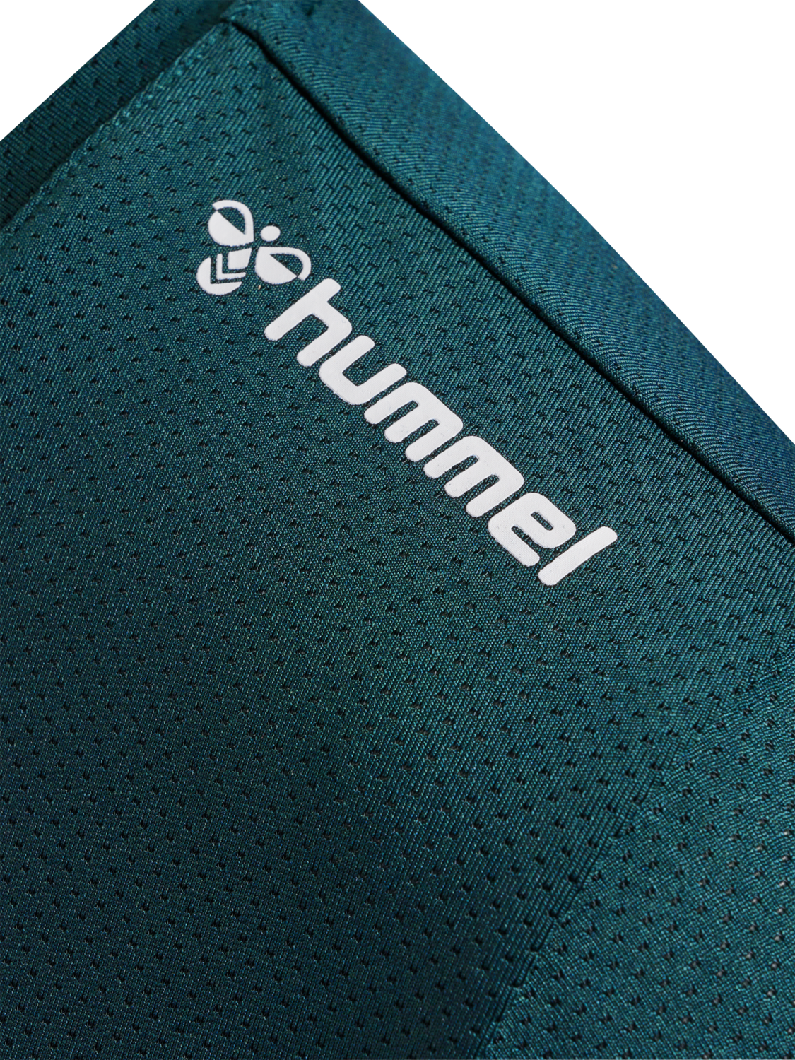 hmlMT AURA MESH T-SHIRT L/S, DEEP TEAL, packshot