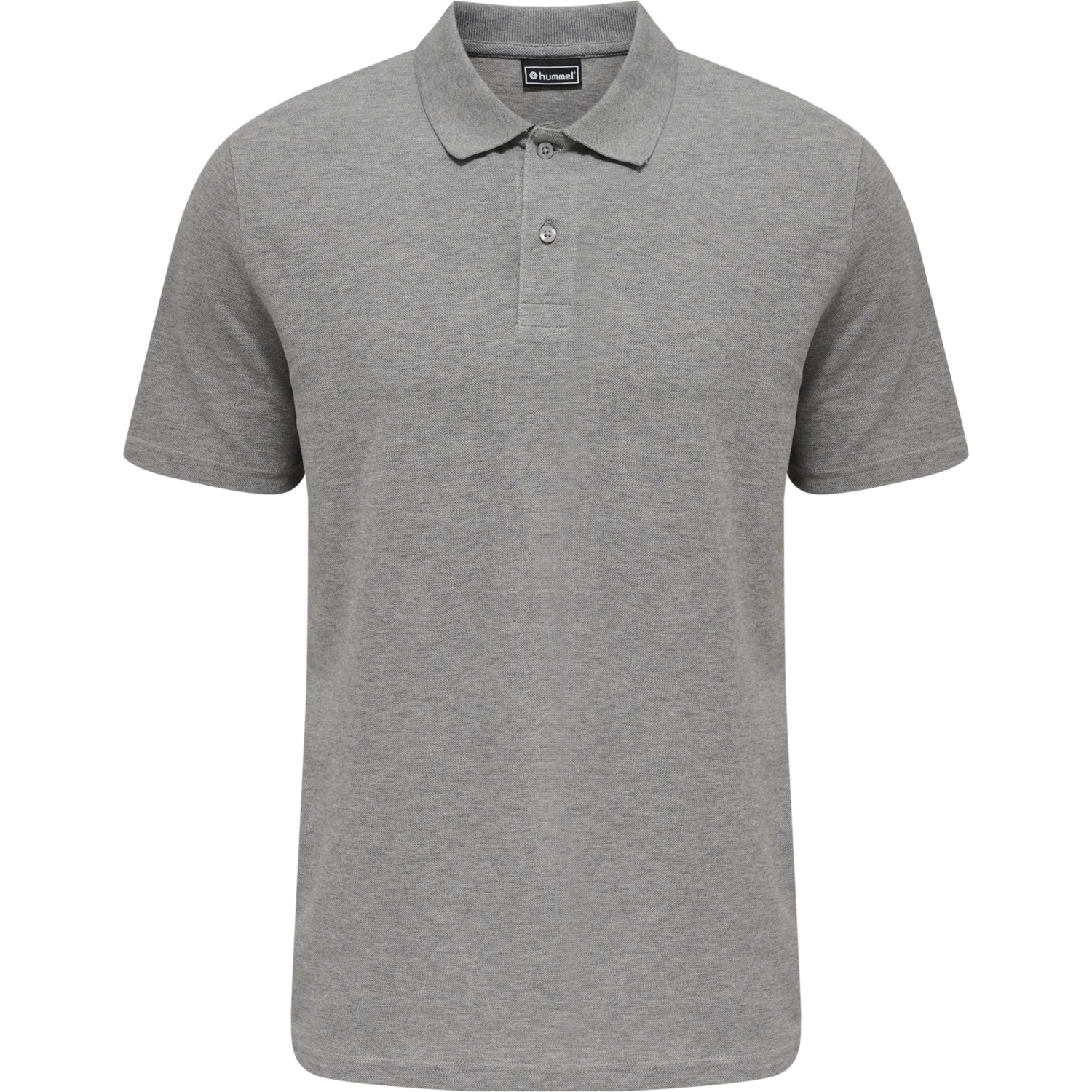hmlRED CLASSIC POLO, GREY MELANGE, packshot