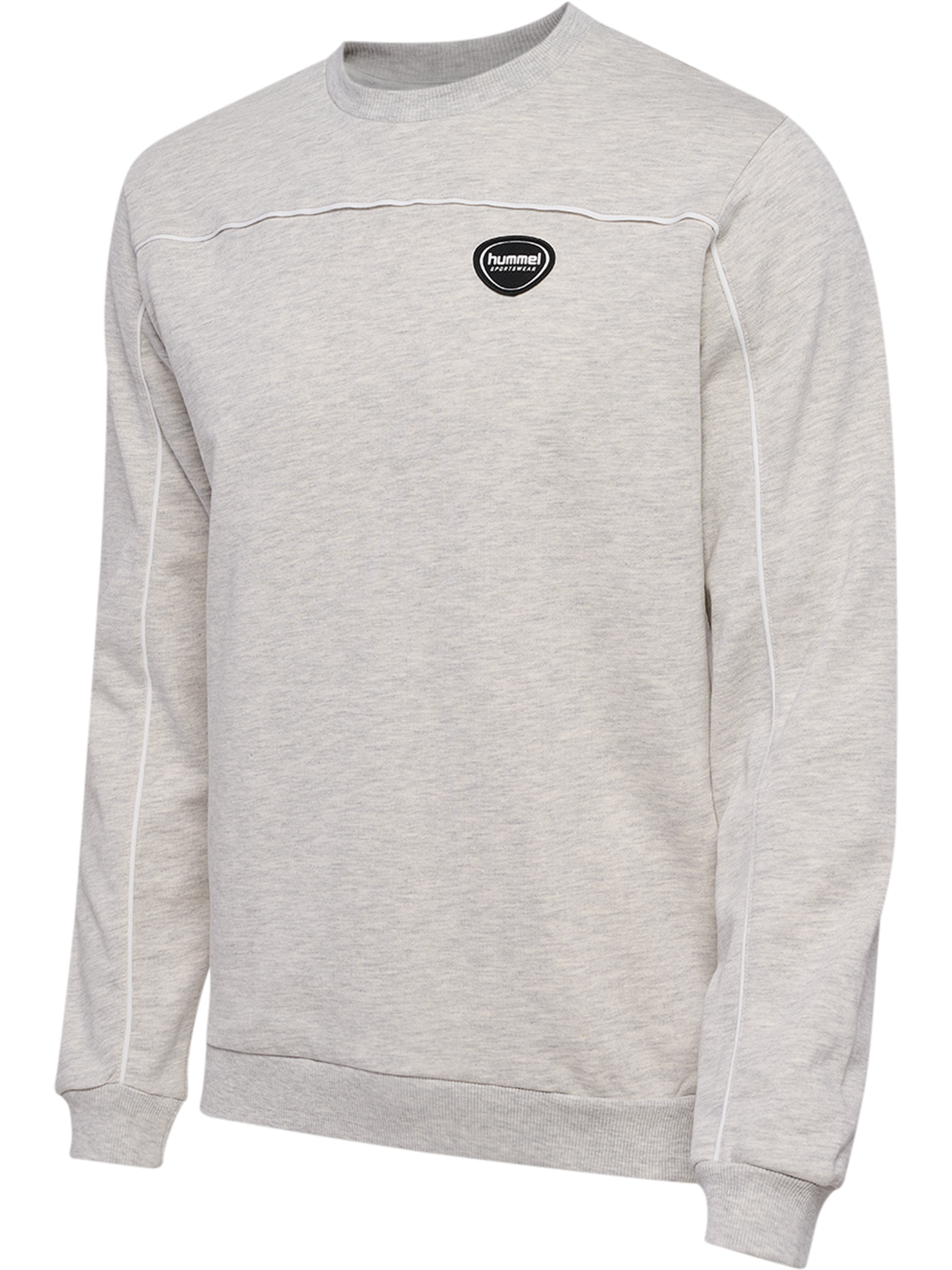 hmlLGC MARK SWEATSHIRT, TOFU MELANGE, packshot
