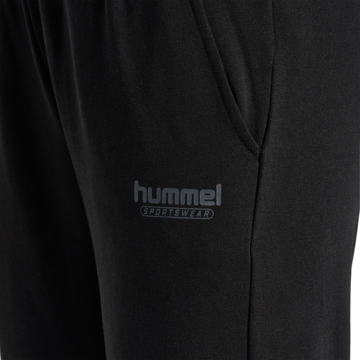 hmlBOOSTER TAPERED WOMAN PANTS, BLACK, packshot
