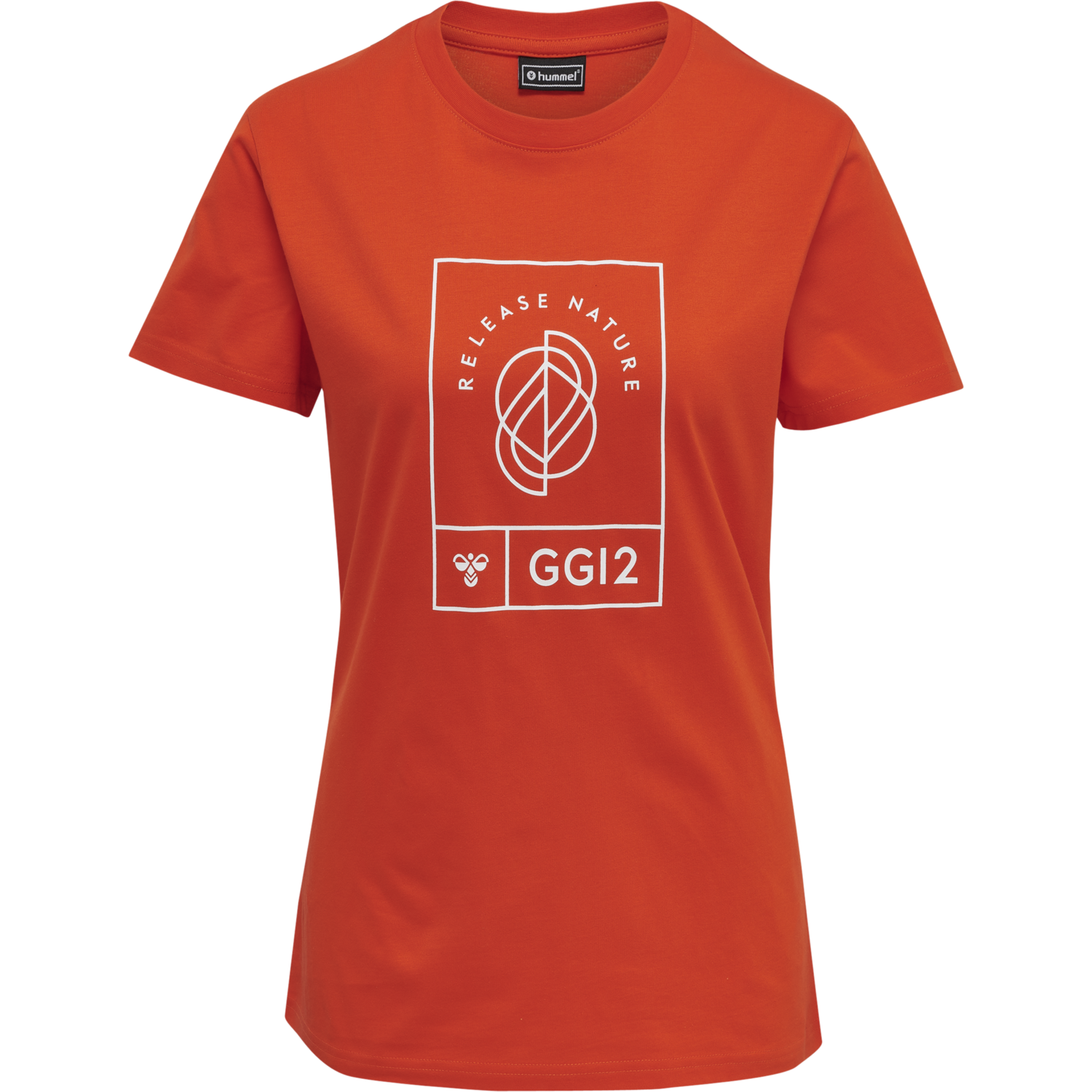 hmlGG12 T-SHIRT S/S WOMAN, CHERRY TOMATO, packshot