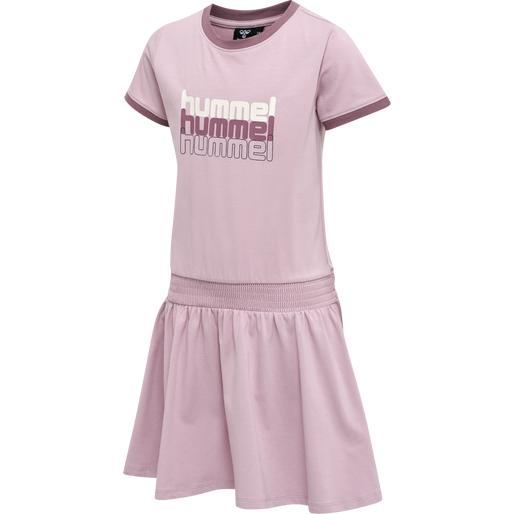 hmlCLOUD DRESS S/S, DAWN PINK hmlCLOUD DRESS S/S, DAWN PINK, packshot