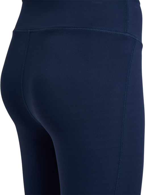 hmlPULSE HIGH WAIST TIGHTS, DRESS BLUES, packshot