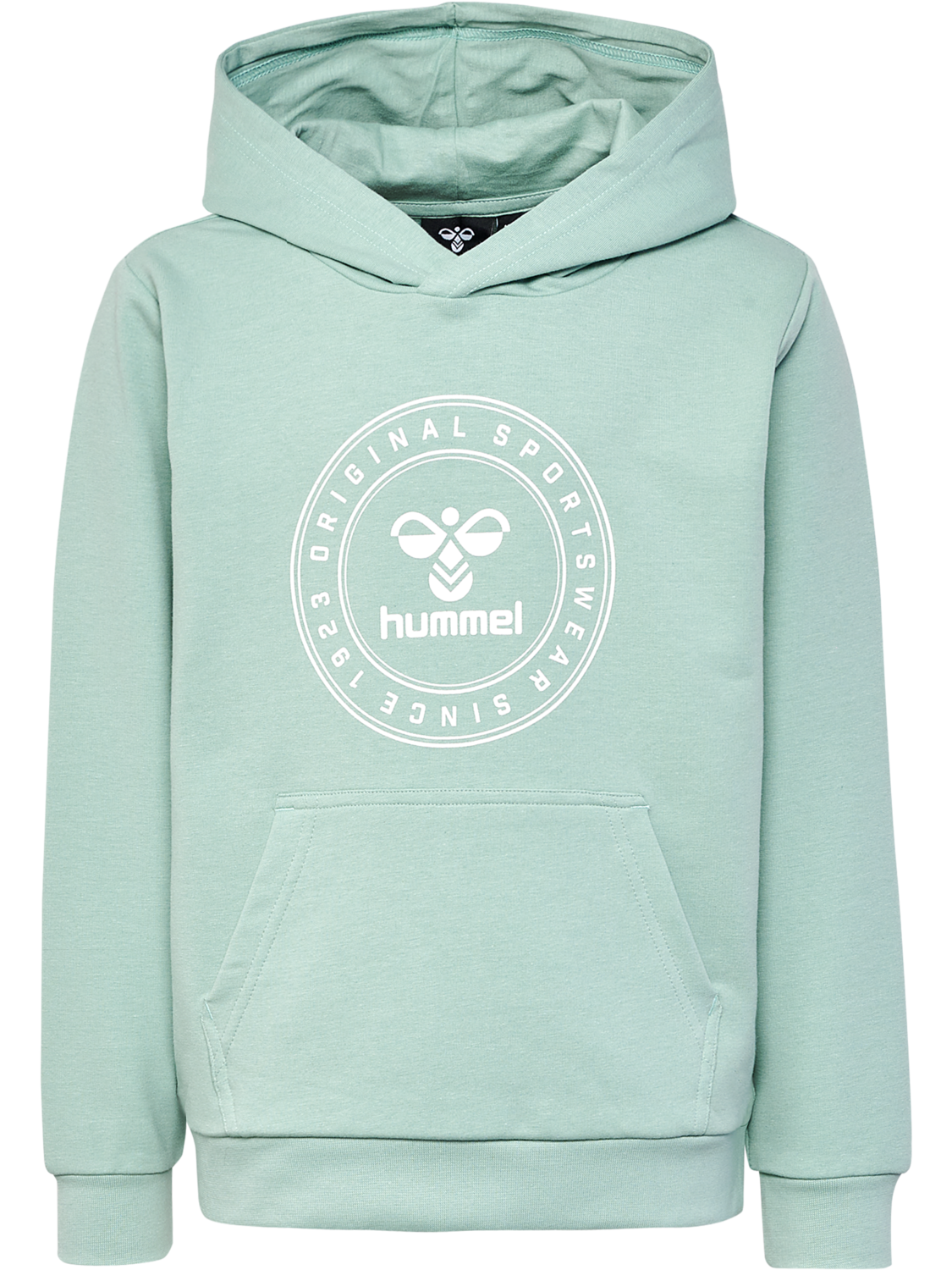 hmlCUATRO CIRCLE HOODIE, BLUE SURF, packshot