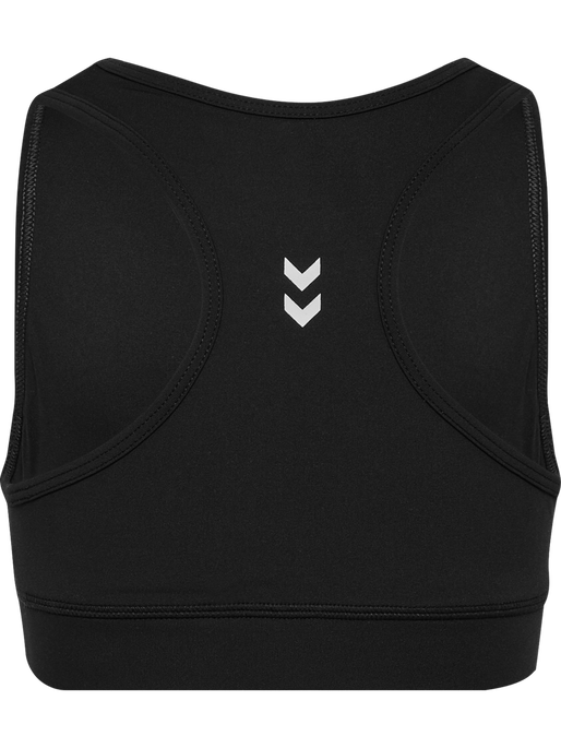 hmlJR PULSE SHORT TOP, BLACK hmlJR PULSE SHORT TOP, BLACK, packshot