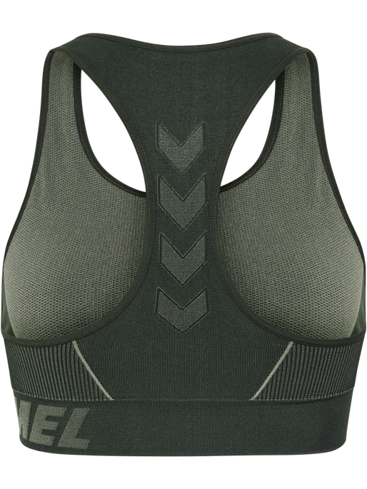 hmlTE CHRISTEL SEAMLESS SPORTS TOP, CLIMBING IVY/SEAGRASS MELANGE hmlTE CHRISTEL SEAMLESS SPORTS TOP, CLIMBING IVY/SEAGRASS MELANGE, packshot