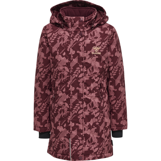 hmlALMA TEX COAT, WINDSOR WINE, packshot