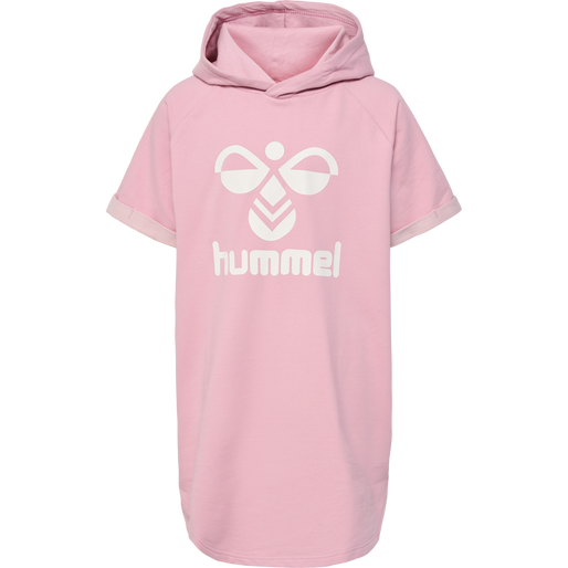hmlNAJA HOODIE DRESS S/S, ZEPHYR, packshot