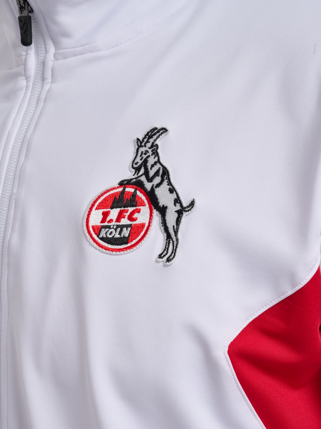 1FCK 23/24 LINE UP JACKET, WHITE/TRUE RED, packshot