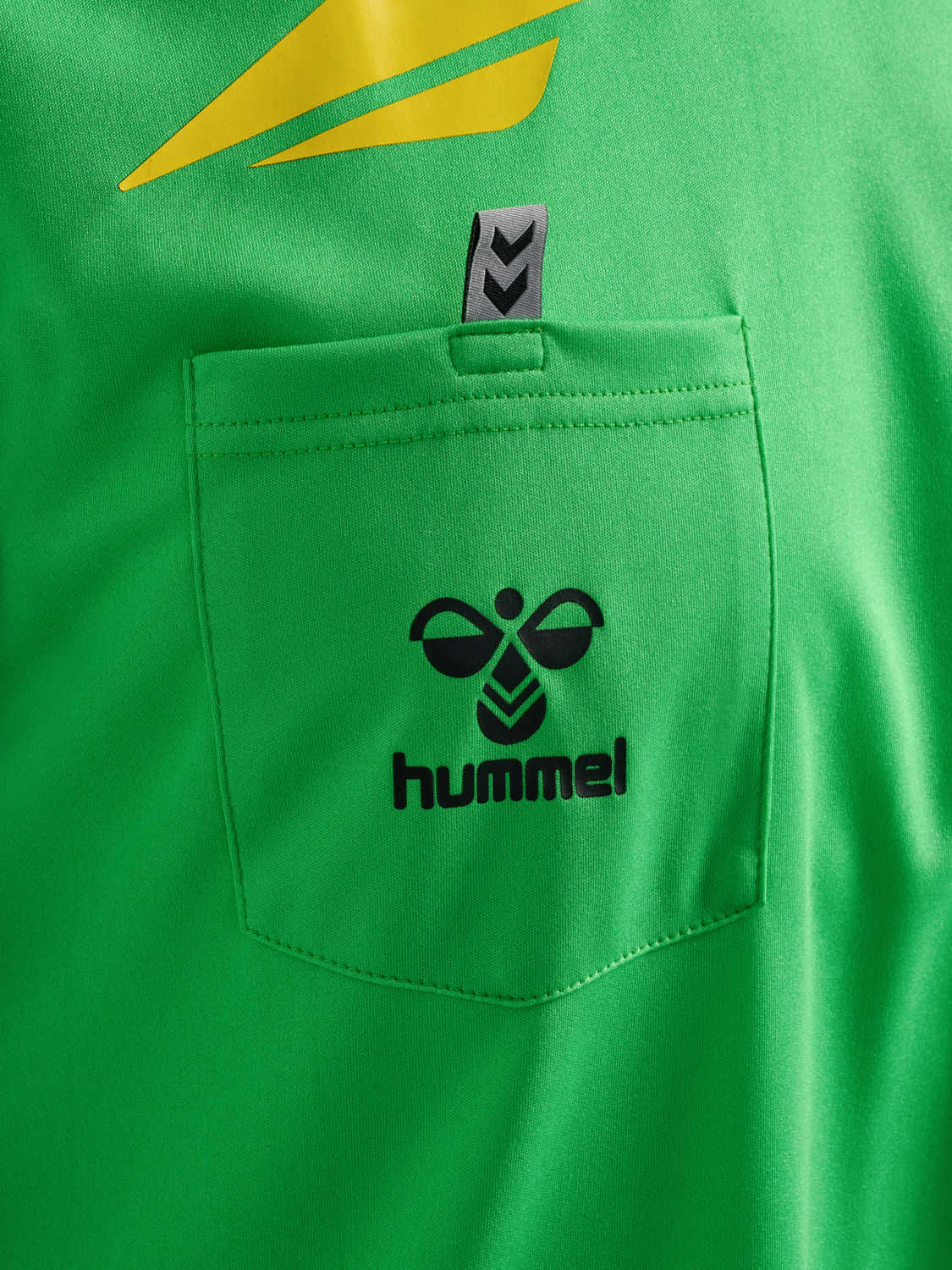 FFHB NEW REFEREE JERSEY S/S, POISON GREEN WO SPONSOR, packshot