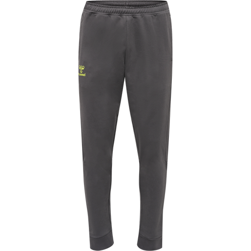 hmlOFFGRID COTTON PANTS, FORGED IRON/DARK CITRON, packshot