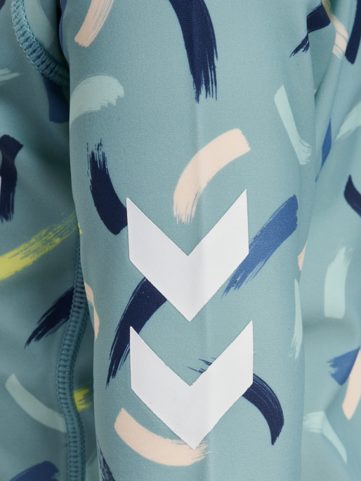 hmlMORGAT SWIM SUIT, BLUE SURF, packshot