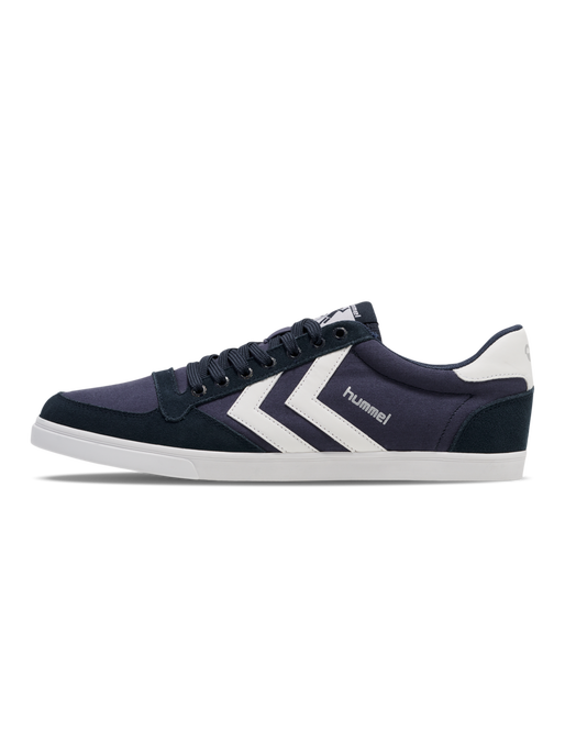 HUMMEL SLIMMER STADIL LOW, DRESS BLUES/WHITE KH, packshot