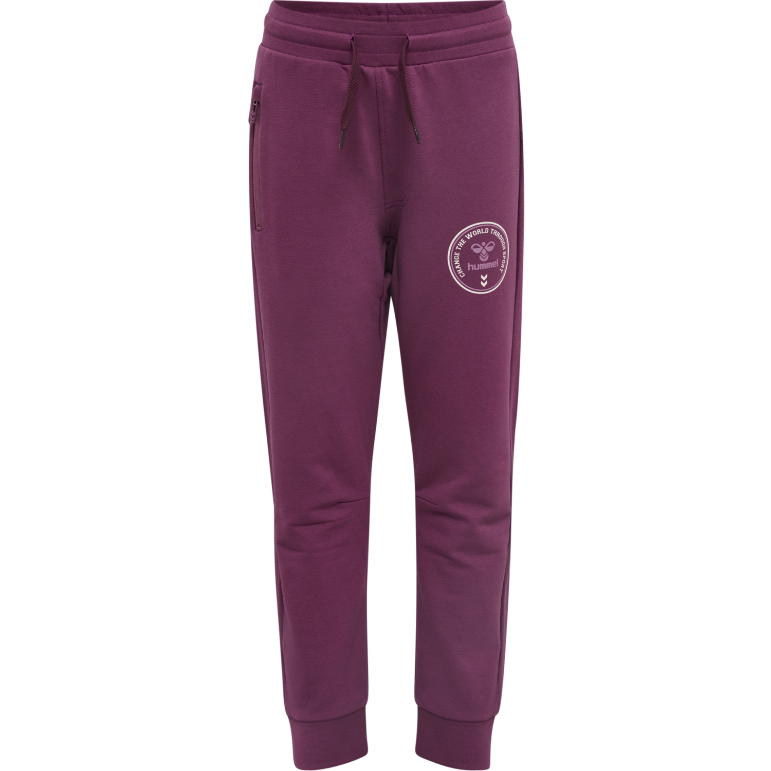 hmlMATH PANTS, AMARANTH, packshot