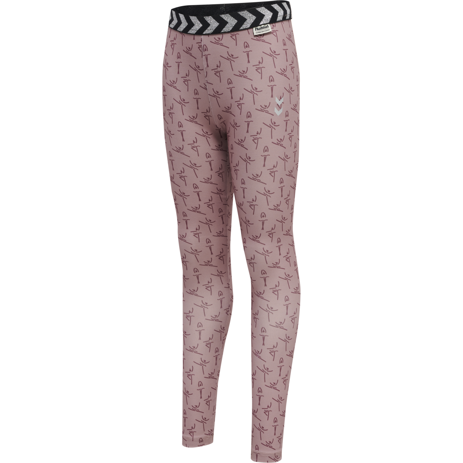 hmlPRIMA BEE PIROUETTE TIGHTS, WOODROSE, packshot