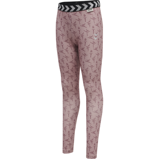 hmlPRIMA BEE PIROUETTE TIGHTS, WOODROSE, packshot
