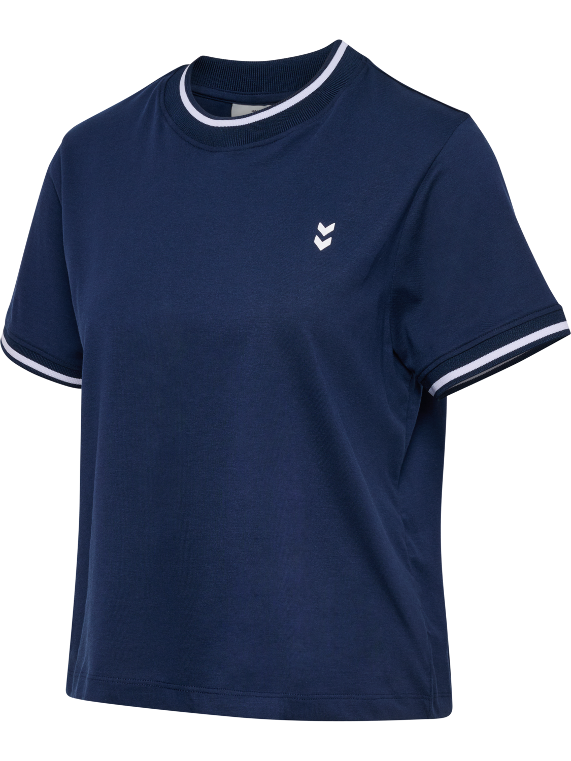 hmlPULSE RETRO W T-SHIRT S/S, DRESS BLUES, packshot