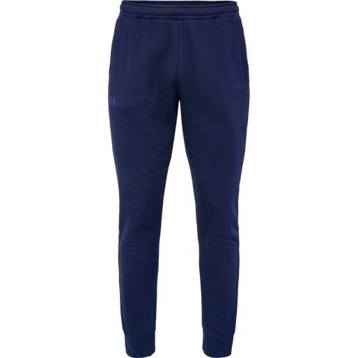 hmlCOURT COTTON SWEATPANTS, MARINE, packshot