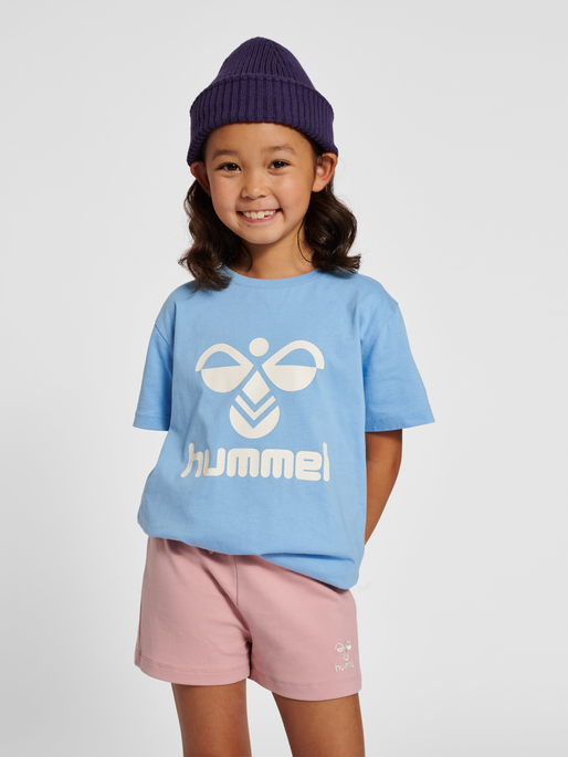 I detaljer hensigt godkende hummel TRES T-SHIRT S/S - DUSK BLUE | hummel.dk