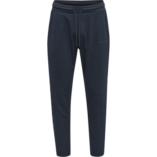 hmlLEGACY POLY TAPERED PANTS, BLUE NIGHTS, packshot