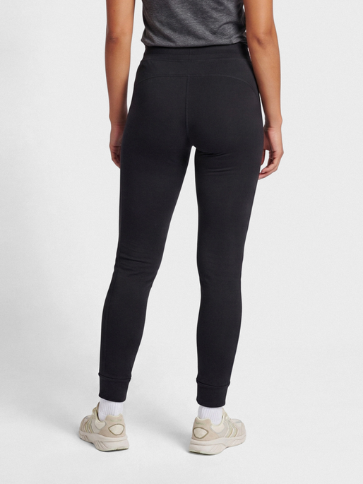 hmlMOVE GRID COTTON TIGHTS, BLACK, model