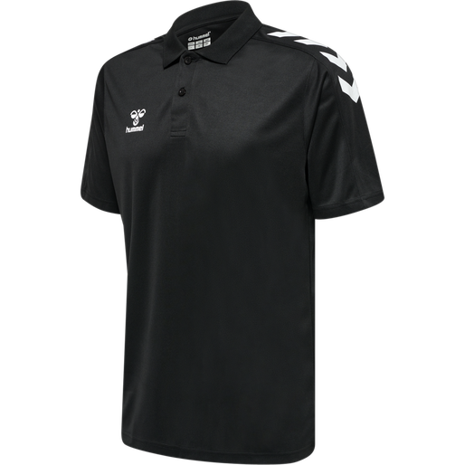 hmlCORE XK FUNCTIONAL POLO, BLACK, packshot