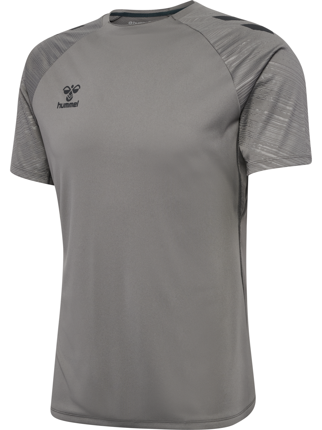 hmlPRO TRAINING JERSEY S/S, STEEL GRAY