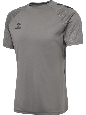 hmlPRO TRAINING JERSEY S/S, STEEL GRAY