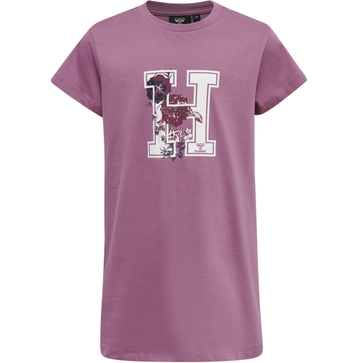 hmlARCHITECTURE T-SHIRT DRESS S/S, BORDEAUX hmlARCHITECTURE T-SHIRT DRESS S/S, BORDEAUX, packshot