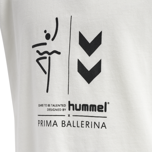 hmlPRIMA BEE T-SHIRT S/S, MARSHMALLOW, packshot