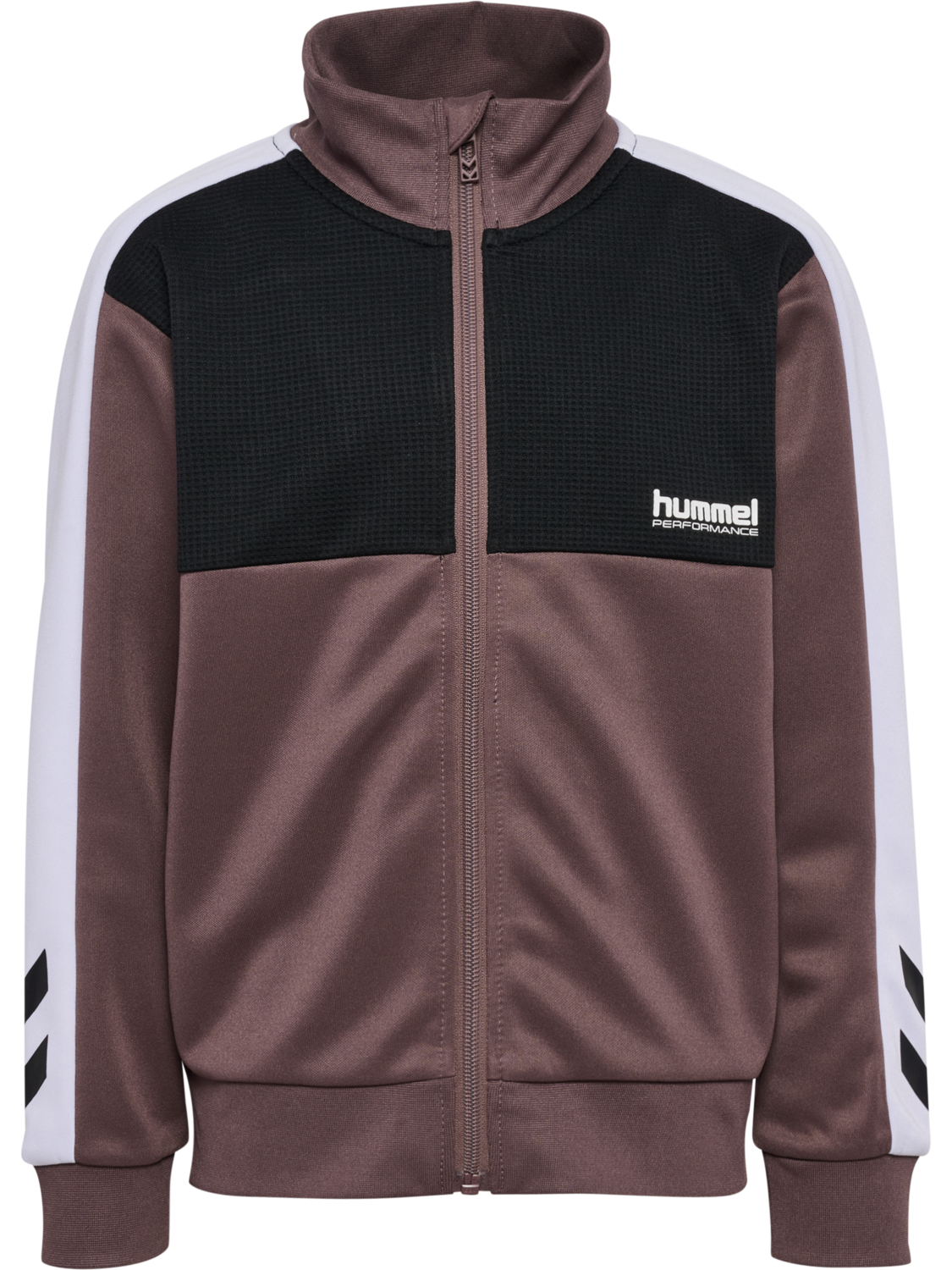hmlJR COLORBLOCK TRACKSUIT, PEPPERCORN, packshot