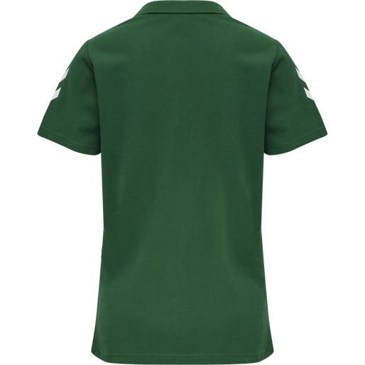 HMLGO COTTON POLO WOMAN, EVERGREEN, packshot