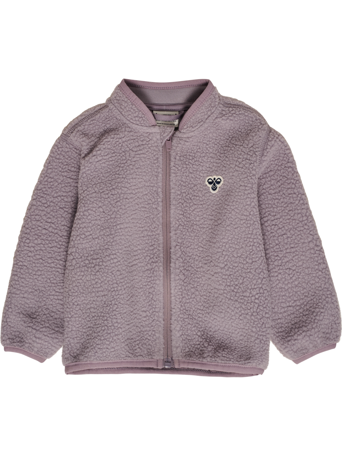 hmlMINI ATLAS FLEECE ZIP JACKET, GRAY RIDGE, packshot
