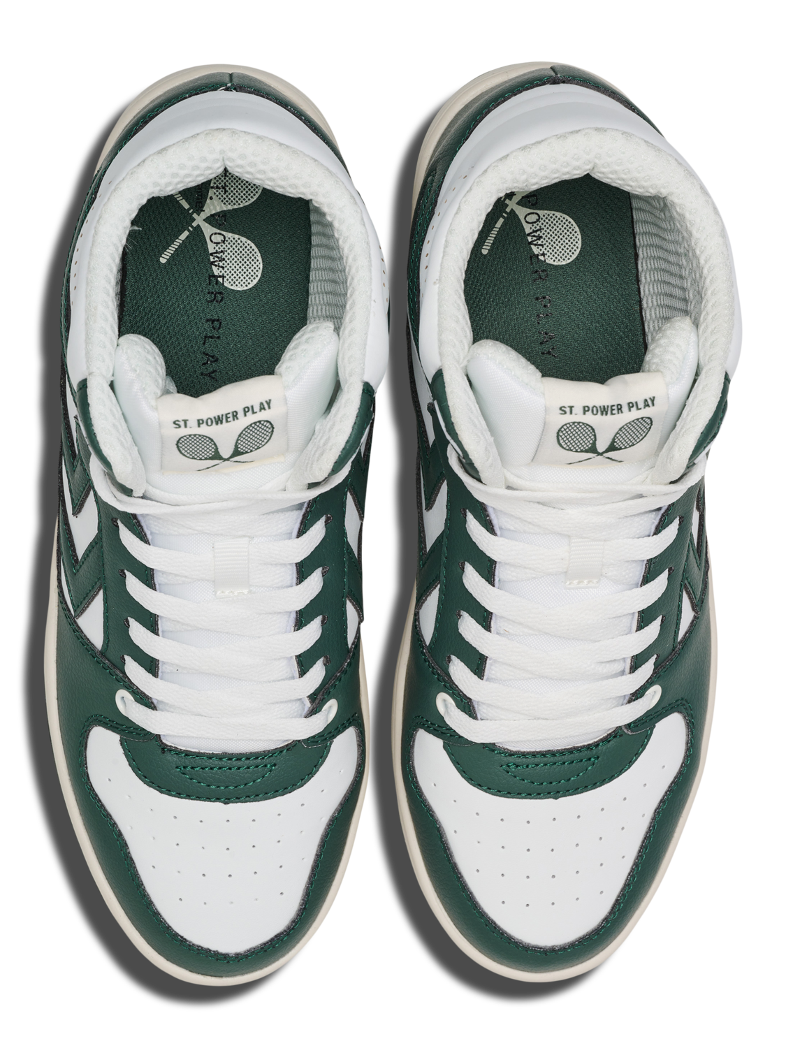 ST. POWER PLAY MID RT, WHITE/GREEN, packshot