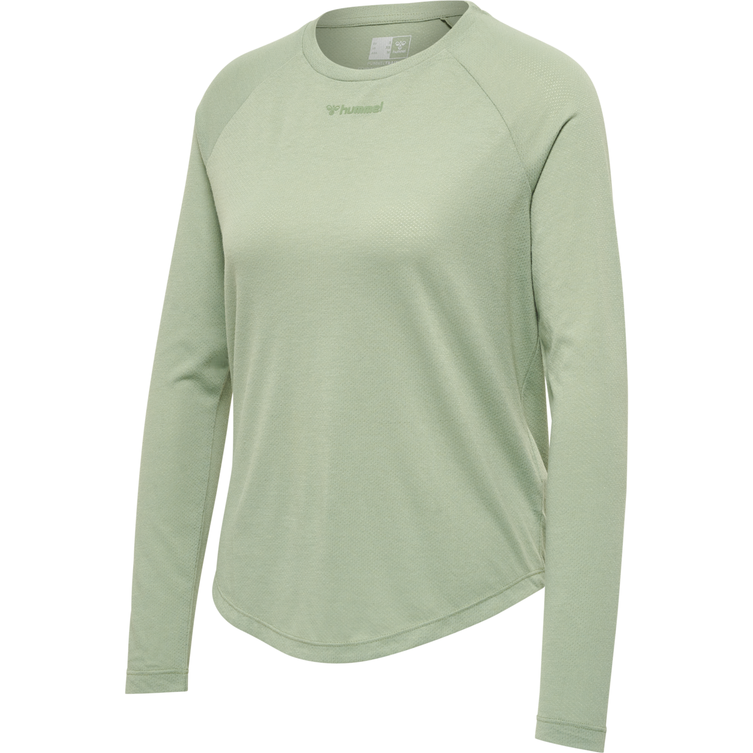 hmlMT VANJA T-SHIRT L/S, LILY PAD, packshot