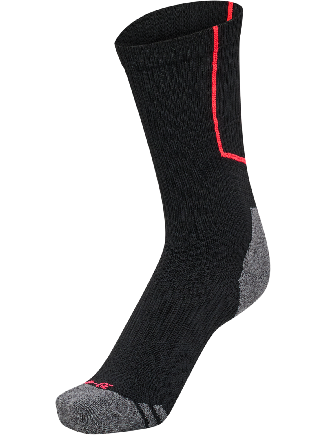 hmlPRO TRAINING SOCKS LOW, BLACK/DIVA PINK, packshot