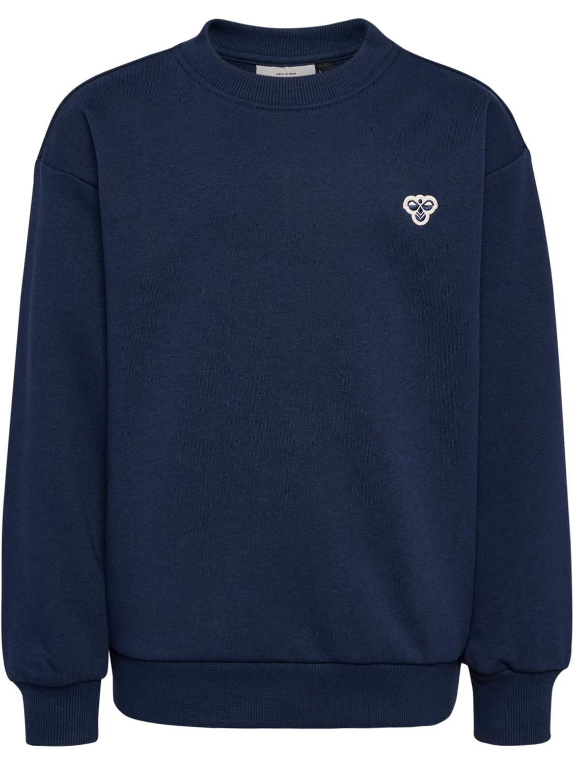 hmlJR LOOSE CREWNECK BEE, DRESS BLUES, packshot